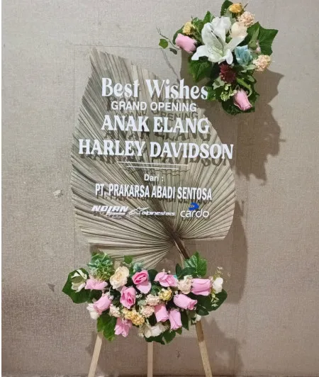 Papan Akrilik Ucapan Grand Opening Tulang Bawang Barat